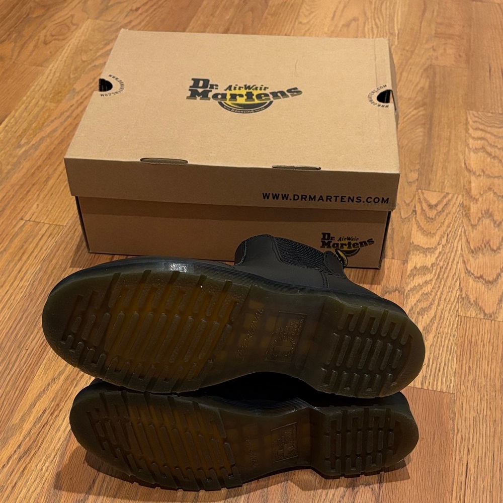 Dr. Martens Black Leather Ankle Boots - Picture 3 of 4